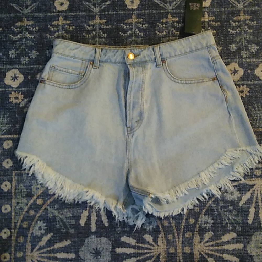 NWT high rise jean shorts